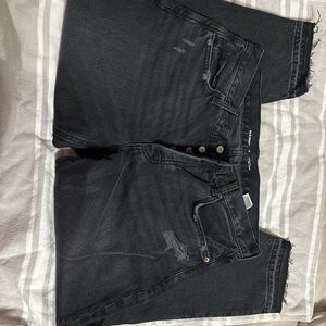 Old Navy Black Slouchy Taper Jeans